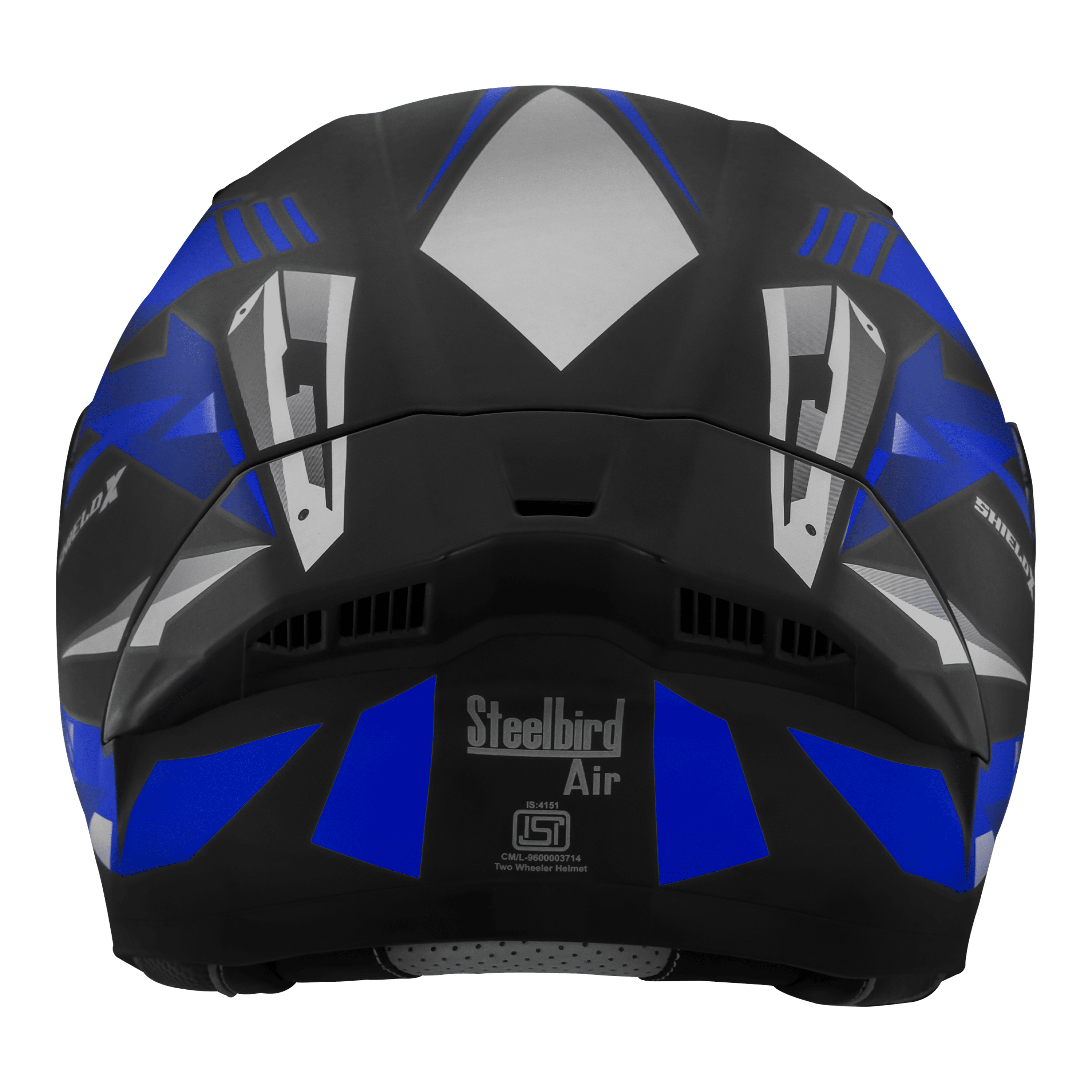 SBA-20 SHIELD X GLOSSY BLACK WITH BLUE